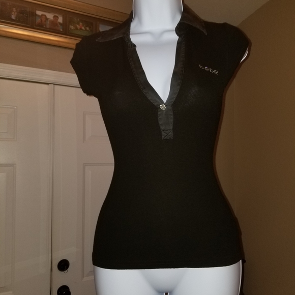 bebe black top - Picture 1 of 12